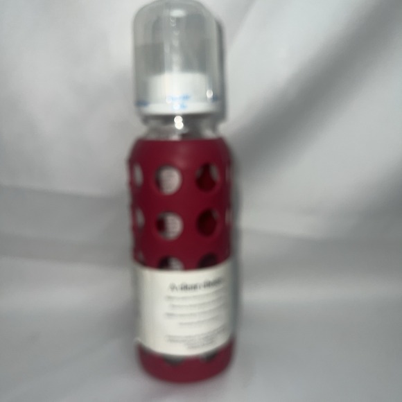 Life Factory 9 oz Reusable Glass Baby Bottle Stage 2 Nipple - Picture 2 of 2